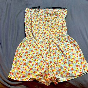 Forever21 flower romper